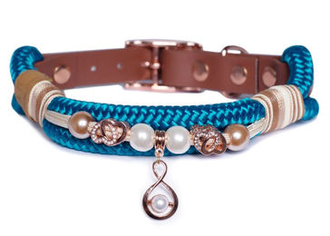 Produktbild von Tauhalsband mit Perlen Jano XL