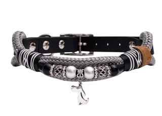 Produktbild von Tauhalsband mit Perlen Liloki - L