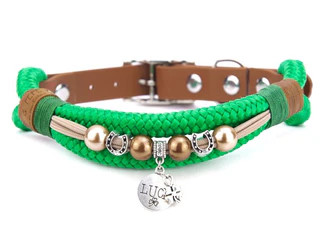 Produktbild von Tauhalsband mit Perlen Lucky XS