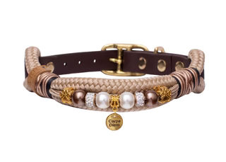 Produktbild von Tauhalsband mit Perlen Sherlock XL