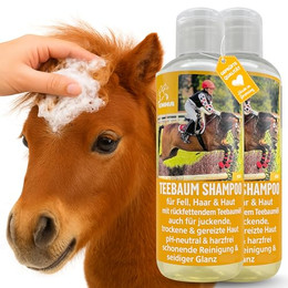 Produktbild von Tea Tree Shampoo Pferdeshampoo mit Tea Tree Oil - 2 x 0,25 l