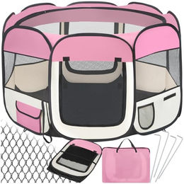 Produktbild von tectake Freigehege Welpenauslauf, faltbar, für Innen-