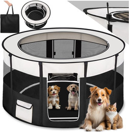 Produktbild von tectake Freigehege Welpenauslauf, faltbar, für Innen-