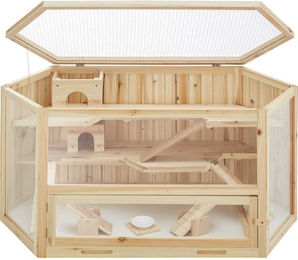 Produktbild von tectake Kleintierkäfig Hamsterkäfig, aus Holz