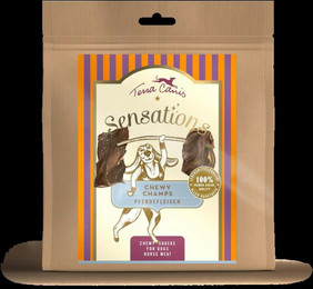Produktbild von Terra Canis Chewy Champs Hundesnack 10 x 250 Gramm Pferdefleisch-Sparpaket