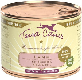 Produktbild von Terra Canis Classic 200g Dose Hundenassfutter 12 x 200 Gramm Lamm mit Zucchini, Hirse & Dill