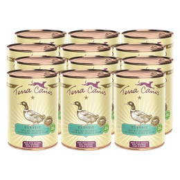 Produktbild von Terra Canis Classic Ente mit Naturreis, Roter Bete, Birne und Sesam - 12 x 400 g