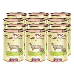 Produktbild von Terra Canis Classic Kalb mit Hirse, Gurke, gelber Melone und Basilikum - 12 x 400 g