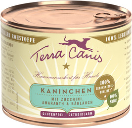 Produktbild von Terra Canis Classic Kaninchen mit Zucchini, Amaranth und Kerbel - 12 x 200 g