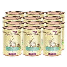 Produktbild von Terra Canis Classic Kaninchen mit Zucchini, Amaranth und Kerbel - 12 x 400 g