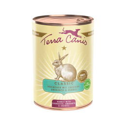 Produktbild von Terra Canis Classic Kaninchen mit Zucchini, Amaranth und Kerbel - 6 x 400 g