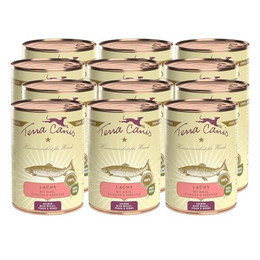 Produktbild von Terra Canis Classic Lachs mit Hirse, Pfirsich und Kräutern - 12 x 400 g