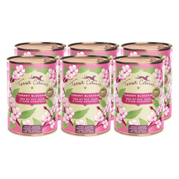Produktbild von Terra Canis Flower Menü Cherry Blossom Huhn mit Reis, Sesam und Kirschpüree - 6 x 400 g