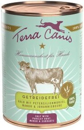 Produktbild von Terra Canis Getreidefrei Adult Kalb mit Petersilienwurzel, Mango und Johannisbeere - 6 x 400 g