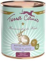 Produktbild von Terra Canis Getreidefrei Adult Kaninchen mit Zucchini, Aprikose und Borretsch - 6 x 800 g
