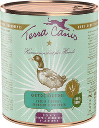 Produktbild von Terra Canis Getreidefrei Ente Nassfutter für Hunde - 6 x 800 g