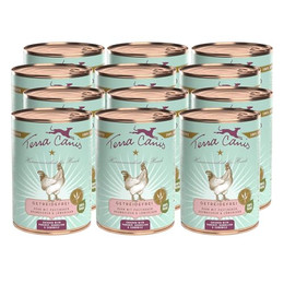 Produktbild von Terra Canis Getreidefrei Huhn mit Pastinake, Brombeere und Löwenzahn - 12 x 400 g