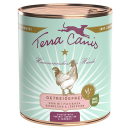 Produktbild von Terra Canis Getreidefrei Huhn Nassfutter für Hunde - 6 x 800 g