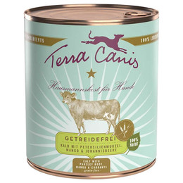 Produktbild von Terra Canis Getreidefrei Kalb mit Petersilienwurzel, Mango & Johannisbeere - 6 x 800 g