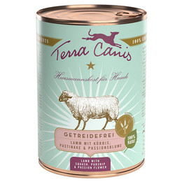 Produktbild von Terra Canis Getreidefrei Lamm mit Kürbis, Pastinake und Passionsblume - 6 x 400 g