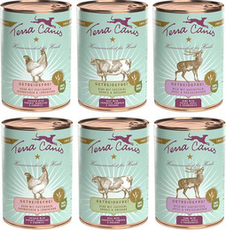 Produktbild von Terra Canis Getreidefrei Nassfutter Mixpaket - 6 x 400 g