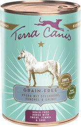 Produktbild von Terra Canis getreidefrei Pferd mit Steckrübe, Fenchel & Salbei - 12 x 400 g
