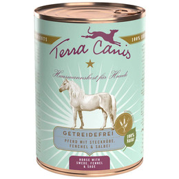 Produktbild von Terra Canis Getreidefrei Pferd mit Steckrübe, Fenchel und Salbei - 12 x 200 g