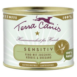 Produktbild von Terra Canis Getreidefrei Rind mit Zucchini, Kürbis und Oregano - 12 x 200 g