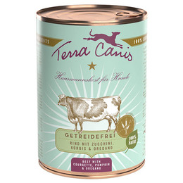 Produktbild von Terra Canis Getreidefrei Rind Nassfutter für Hunde - 6 x 400 g