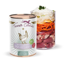 Produktbild von Terra Canis Hund-Schonkost Huhn Nassfutter - 6 x 400 g