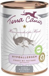 Produktbild von Terra Canis Hypoallergen Adult Strauss mit Pastinake - 6 x 400 g