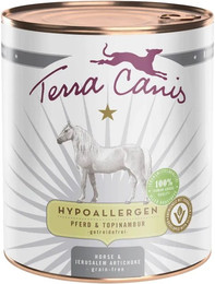 Produktbild von Terra Canis HYPOALLERGEN Pferd mit Topinambur, getreidefrei 12x800g
