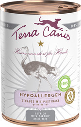 Produktbild von Terra Canis Hypoallergen Strauß mit Pastinake - 6 x 400 g