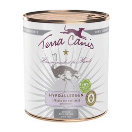 Produktbild von Terra Canis Hypoallergen Strauß mit Pastinake - 6 x 800 g