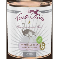 Produktbild von Terra Canis Hypoallergen Strauss mit Pastinake - 12 x 800 g