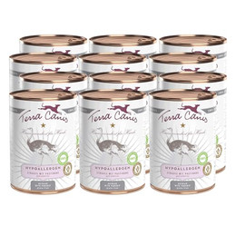 Produktbild von Terra Canis Hypoallergen Strauß mit Pastinake - 12 x 400 g