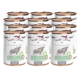 Produktbild von Terra Canis Hypoallergen Wasserbüffel mit Süßkartoffel - 12 x 400 g