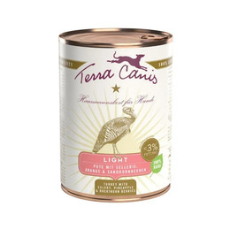 Produktbild von Terra Canis Light Pute mit Sellerie, Ananas und Sanddornbeere - 6 x 400 g