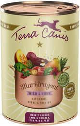 Produktbild von Terra Canis Marktragout 385 Gramm Hundenassfutter 6 x 385 Gramm Wild & Huhn