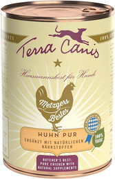 Produktbild von Terra Canis Metzgers Bestes 400g Dose Hundenassfutter 6 x 400 Gramm Huhn Pur