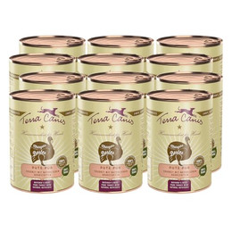 Produktbild von Terra Canis Metzgers Bestes Pute Pur - 12 x 400 g