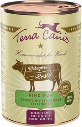 Produktbild von Terra Canis Metzgers Bestes Rind Pur - 6 x 400 g