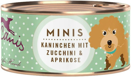 Produktbild von Terra Canis Mini 100 Gramm Hundenassfutter 18 x 100 Gramm Kaninchen mit Zucchini & Aprikose