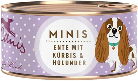 Produktbild von Terra Canis Mini 100 Gramm Hundenassfutter Sparpaket 36 x 100 Gramm Ente mit Kürbis & Holunder