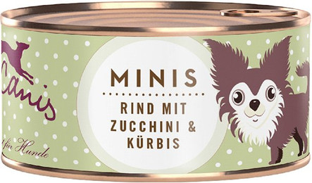 Produktbild von Terra Canis Minis Rind mit Zucchini und Kürbis - 18 x 100 g