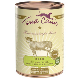 Produktbild von Terra canis Nassfutter für Hunde classic Kalb - 200g