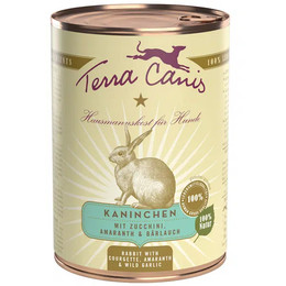 Produktbild von Terra canis Nassfutter für Hunde classic Kaninchen - 200g