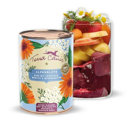 Produktbild von Terra Canis Rind mit Erdäpfeln, Marille und Bergkräutern - 6 x 400 g