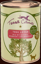Produktbild von Terra Canis Save the Planet 400g Hundenassfutter Sparpaket 12 x 400 Gramm Tree Lover