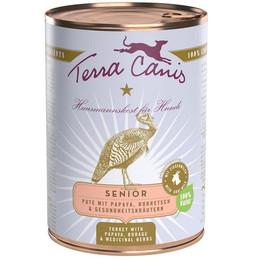 Produktbild von Terra Canis Senior Nassfutter Pute - 6 x 400 g